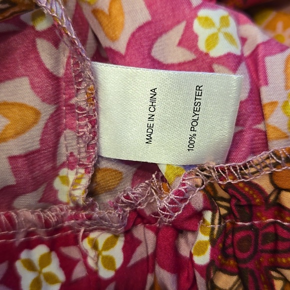 Drew Silky Wide Leg Patchwork Patterned Pants - Picture 8 of 9